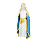 Genérico Disfraz Medieval Hombre Túnica Árabe Retro Con Capa Y Capucha Estilo Monje Franciscano Para Obras De Teatro Disfraz De Peregrino Medieval Para Niños Y Adultos Talla Única