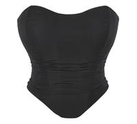 Genérico Disfraz Mujer Carnaval Corset Malla Encaje Hombros Descubiertos Espalda Cordones Corto Retro Sexy Para Fiesta De Disfraces Y Noche Loca.