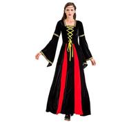 Genérico Disfraz Mujer Carnaval Vestido Largo Griego Diosa Reina Halloween Escenario Teatro Para Mujer Adulto Elegante Y Mitológico Con Cinturón Y Tiara.