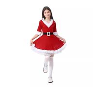 Genérico Disfraz Navidad Niña 5 Años - Nuevo Vestido Rojo para Niña Estilo Europeo Y Navideño