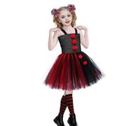 Genérico Disfraz NiñA 2 AñOs,Disfraz De Halloween Para NiñOs Elegante Vestido Estilo Cosplay Para NiñAs Para Fiestas Actuaciones Escenarios Y Obras De Teatro