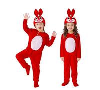 Genérico Disfraz Niño Halloween Conejo De Pascua. Traje De Cosplay Corte para Niños 1 A 7 Años. Ropa Fiesta con Pajarita Y Chaleco. Disfraz Carnaval Liebre