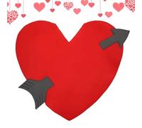 Generico Disfraz para la de San, disfraz romántico de color rojo | Disfraz para adultos - Adecuado para adultos, adolescentes, hombres, niñas y niños, cosplay, reuniones y bar