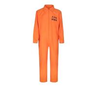 Genérico Disfraz Preso Hombre Mono Naranja Disfraz Preso Prisoner Overall Jumpsuit Adulto Convicto Disfrazes Prisionera Mujer Prisionero Convicto De Halloween Cosplay Traje Para Carnaval Fiestas