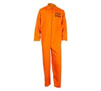 Genérico Disfraz Preso Hombre Mono Naranja Disfraz Preso Prisoner Overall Jumpsuit Adulto Convicto Disfrazes Prisionera Mujer Prisionero Convicto De Halloween Cosplay Traje para Carnaval Fiestas