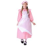 Genérico Disfraz Sirvienta Niña Traje De Criada Con Delantal Y Cofia Para Niña Disfraz De Cosplay Época Y Oficio Para Día Del Niño Fiesta Temática Traje Actuación Juego Roles Casa Dis
