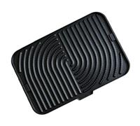 Genérico Dish Drying Mat Silicone Heat-Resistant Maze Pattern Quick Drain
