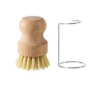 Generico Dishbrush- Bristles Scrubber Cleaner With Wooden Handle And Drain Rack,dishBrush,for Pans Cleaning Shower Bathroom GroThe Kitchen dishScrubber brushFeatures Durable Bristlut Tile Washing