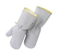 Genérico Dishwashing Scrubber Gloves | 1 Pair Heat-Resistant Long,Wire Mesh Gloves for Washing Dishes,for Pot Scrubbing Tile Counter Wall Women Men Housewife Mother Grandma