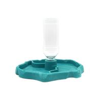 Generico Dispensador de agua para reptiles, 2 en 1, bebedero tortugas de tierra, cuenco para comedero para tortugas automáticas para tortugas, escorpiones, lagartos