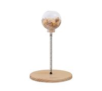 Genérico Dispensador de golosinas para Gatos - Cat Treat Dispenser Toy Catnip Cat Toy Nips Spring,El del alimentador de Gatos se Llena con Comida y golosinas, Ideal para el Control de porciones