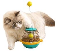 Generico dispensador de para gatos - Bola teaser oscilante ajustable a 360 grados | Bola de alimentación lenta para gatos | Perros cachorros Interior Exterior Casa Caza Noia