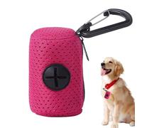 Genérico Dispensador de s para excrementos, Soporte para de excrementos de Perro con Accesorio de Correa de Tela de Malla con Cremallera, Soporte para de Perro de Gran Capacidad, Suministros portát