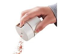 Generico Dispensador de sal, salero cuantitativo a prueba de humedad para cocina | Agitadores magnéticos para sal y pimienta de pared, agitador para cocina cada prensa recipiente para dosificador de