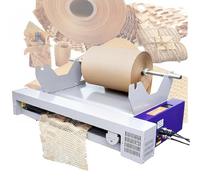 Genérico Dispensador eléctrico de rollos de papel de embalaje en forma de panal,Máquina de papel en forma de panal de estiramiento de salida automática de papel,Velocidad ajustable