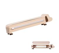 Genérico Dispenser Magnetico Pellicola- 46,6x10x7 Cm Porta Carta Da Forno A Forma Di Cane | Porta Pellicola con Taglierino | per Cuochi Domestici, Chef, Panettieri, Preparazione Pasti,