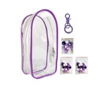Genérico Display Case for Figures-Keychain Bag, Waterproof Doll Pack