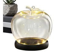 Genérico Display Dome Glass - Fruit Shape Glowing Doll Display - Clear Figurines Dome | For Collectors Home Office Apartment Shop Wedding Jewelry Collectibles Figures Dolls Miniatures