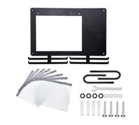 Genérico Display Rack - 13.98 Inch Metal Holder, with 10 Bib Storage Bags Wall Mount | Award Display Stand for Running Race Sports Soccer Swimming Tennis Basketball Home Gym