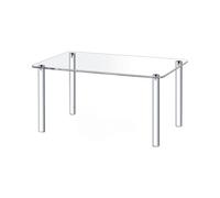 Genérico Display Risers | Acrylic Clear 4-Leg Organizer Stand For Decor Jewelry Collectible Figurines Flower Pots Office Kitchen Bedroom Living Room Desk Table Shelf