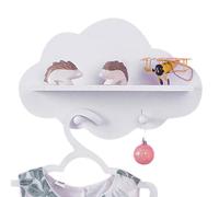 Genérico Display Shelf Wall Mounted - Floating Cloud Storage Shelves, Bedroom Decor | Style Decorative Wall Organizer, Aesthetic Nursery Bookcase For Bathroom Kitchen Living Room Kids Room
