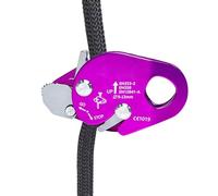 Genérico Dispositivo Asegurador - Descensor Autoblocante Aluminio Tipo Cuello De Ganso | Equipo para Escalar árboles - para Árboles Roca Maniobra Montaña Escape Incendios Formación Seguridad