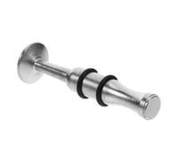 Genérico Dispositivo de práctica con boquilla estatuilla de trompetista cañas de clarinete boquillas bajo cuernos en forma de boca reemplazo de boquilla de trompeta Acero inoxidable Silver