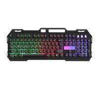 Genérico Dispositivo del Teclado RGB Juego: Tablero De Tipificación Retroiluminado, Panel Mecánico | Visual Light Gear Estética, Switches De Clics De Haga En Programable para La Configuración De
