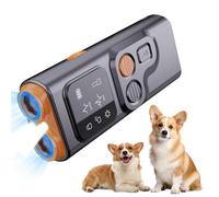 Generico Dispositivo para el control de ladridos del perro, dispositivo antiladridos recargable con pantalla HD y linterna LED | Antiladridos para perros de interior y exterior, 3 modales