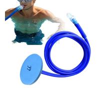 Genérico Dispositivo Subacuático De Respiración Adulto,Manguera Ergonómica para Entrenamiento Portátil en Silicona - Tubos de Snorkel Secos - Unisex Natación Ejercicio Aguas