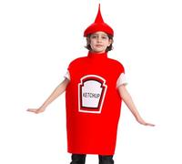 Generico Divertidos Disfraces De Halloween - Disfraz De Salsa De Comestimiento | Disfraz De Comida Divertida De 1 Pieza, Edad 4-12 Años | Disfraces De Halloween Para Mascota De Escena Para Ba