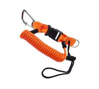 Genérico Diving Lanyard - Quick Release Metal Buckle Rope | Underwater Diving Spring Clip Lanyard | Stainless Steel Gear For Climbing Camping Securing Outdoor Sports Coiled Camera