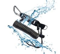Genérico Diving Retractable Lanyard | 10x8x3cm Single-Handed Anti-Lost Retractable Underwater Rope,Diving Spring Quick-Release Spring Clip Lanyard,for Securing Camping Outdoor Sports Activities