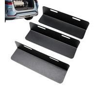 Generico Divisor de equipaje de coche | 3 piezas divisorio metálico maletero - Barrera ajustable para contener la compra deportiva equipo