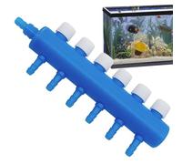 Generico Divisor de válvula de aire para acuario - Regulador de flujo para acuario, distribuidor del conector del tubo de la compañía aérea, de ajuste de oxígeno ajustable | Diseño de c