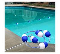 Genérico Divisores de carriles de Piscina Línea Flotante Divisor de Seguridad para Piscinas Cuerda de Seguridad para Piscinas Boya Escalera para Piscinas, Divisor de Seguridad para Piscinas, Flotador