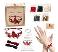 Genérico DIY Animal Bead Bracelet Making Kit, Cute Handmade 3D Beaded DIY Animal Bracelet Kit for Adults Beginners Craft Lovers