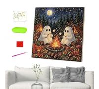 Genérico DIY Bead Gem Art Kit Cute Halloween Ghost Home Decor Craft