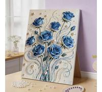 Genérico DIY Beaded Art Kit, 3D Pearl Painting Kit, Plastic Pearl Art Craft for Adults and Beginners, Home Decor Gift, Diamond Dots Picture (B#)