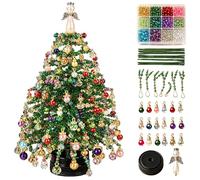 Genérico Diy Beaded Christmas Tree Kit, Christmas Crafts for Adults，A