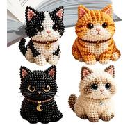 Genérico DIY Beading Kits, 3D Animal Fantasy Wonderland Set | 20x10x5cm Color Box Craft Art Instructions Parent Child Game For Family Bookshelf Bedside Table Decoration