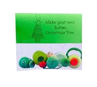 Generico DIY Button Snowman Ornament Kit, Fun Christmas Buttons Crafts Making Set with Snowman/Santa/Angel, DIY Christmas Button Ornament Making Set, Tree Hanging Decorations, Window Ornaments