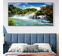 Genérico DIY Diamond Painting Kits for Adults, 5D Caer Diamond Art Kits for Beginners, Cuadrado Full Drill House pintura diamante Art, DIY Painting by Numbers para Decoración Hogar 40x120cm Z7654