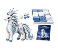Genérico DIY Felt Animal Kit | Fabric 3D Creatures Making Materials | Arctic Winter Theme Animal Crafts Bulk | for Adult Youth Beginner Birthday Bookshelf Desktop Dorm Car Interior