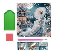 Genérico DIY Gem Art Kit, Elegant Jewel Painting, Educational Craft Set with Colorful Rhinestones, Diamond Art Kit, Creative Craft Kits with Sparkling Design, Crafts Activity for Kids Adults