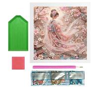 Genérico DIY Gem Art Kit, Elegant Jewel Painting, Educational Craft Set with Colorful Rhinestones, Diamond Art Kit, Creative Craft Kits with Sparkling Design, Crafts Activity for Kids Adults