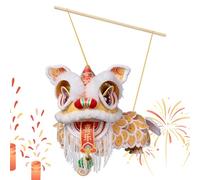 Genérico DIY Laterne Bastelset - China Löwentanz | 2026 Lunar New Year | Pädagogisches Spielzeug | Handlaterne für Kinderparty | Traditionelles Kunsthandwerk | Für Zimmer Deko Feier.