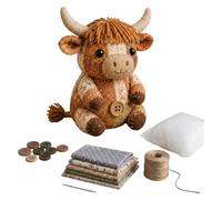 Genérico DIY Patchwork Animal - Hecho a mano con corte y costura Animal DIY para adornos lindos Shelf Decor Quilting & Project (A, One Size)