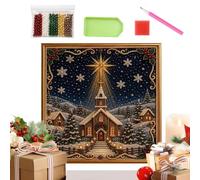 Genérico DIY Pearl Art Kit, Christmas Craft, 3D Wall Decor, Painting Set