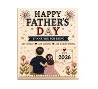 Generico DIY Pearl Painting Kit, Handmade Dot Bead Craft Decoration Set, Happy Father's Day Creative Art Kit For Men Grandfather Home Indoor Wall Bedroom Kitchen Living Room DIY Decorative Gift Use